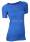 BRUBECK ATHLETIC Koszulka damska termoaktywna krótki rękaw ciemnoniebieska