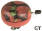 M-WAVE BELL DING-DONG dzwonek rowerowy stalowy truskawki