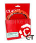 CLARK'S STAINLESS STEEL KIT zestaw linek i pancerzy hamulcowy MTB / szosowy nierdzewny pomarańczowy