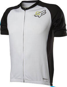 FOX Aircool Zip JSY koszulka rowerowa white