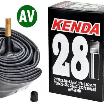 Kenda Dętka MOLDED 27/28 x 1.1/8+1.1/4+1,3/8+1.1/2+1,75 700x28-45C 28/47-622/630/635 wentyl auto 48mm
