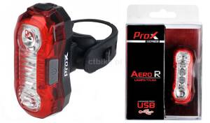 PROX AERO R lampka tylna LED 0,5W USB czarna