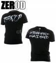ZEROD T-SHIRT #TRAINHARD #RACEHARD koszulka triathlonowa czarna