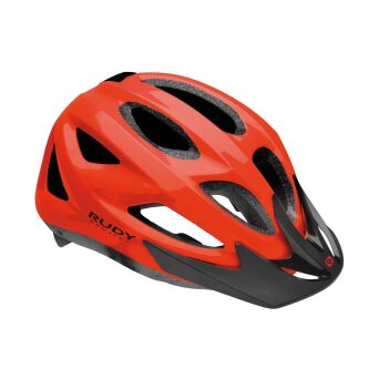 RUDY PROJECT ROCKY Kask rowerowy czerwony, daszek VISOR