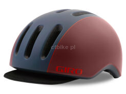 GIRO REVERB KASK MIEJSKI MAROON DARK BLUE MATT