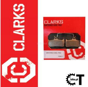 CLARKS VX801 Okładziny hamulca szare 