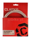 CLARK'S zestaw hamulcowy PRE LUBE CARBON Mtb/Szosa uniwersalny pancerz srebrny karbon