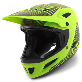 GIRO DISCIPLE MIPS KASK FULL FACE MATTE LIME BLACK