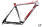 TRIGON XQC02 rama rowerowa przełajowa karbonowa biało-czerwono-czarna