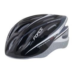 FORCE HAL Kask rowerowy czarno-szaro-biały L-XL 902475