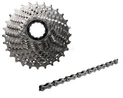 SHIMANO 105 CS-R7000 Kaseta zębatek SZOSA 11 rzędowa 11/30 + łańcuch CN HG601 11 rzędowy ZESTAW NAPĘDOWY