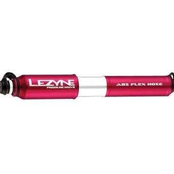 Lezyne-Pressure Drive M ABS 120 psi pompka rowerowa ręczna czerwona