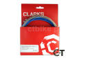 CLARK'S STAINLESS STEEL KIT zestaw linek i pancerzy hamulcowy MTB / szosowy nierdzewny niebieski