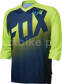 FOX Flow 3/4 JSY koszulka rowerowa navy/yellow