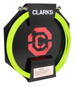 CLARK'S przewód hamulca hydraulicznego HAYES z końcówkami (2szt. Przód, Tył) zielony 