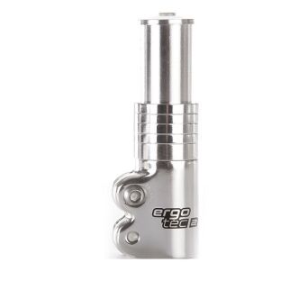 ERGOTEC Adapter ahead do wspornika kierownicy 1 1/8 srebrny