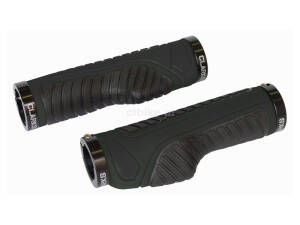 CLARK'S CE312 LOCK-ON chwyty kierownicy czarne ergonomiczne klamry czarne alumioniowe