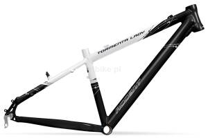 ACCENT TORMENTA LADY rama rowerowa damska MTB aluminiowa czarno-biała