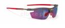 RUDY PROJECT OKULARY RYDON GRAPHITE MLS RED