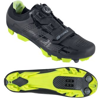 FORCE MTB CRYSTAL Buty rowerowe czarne 94070