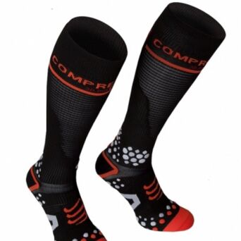 COMPRESSPORT FULL SOCKS V2 3D.DOTS skarpety kompresyjne czarne