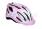 LAZER SKOOT Kask rowerowy Juniorski różowo-biały