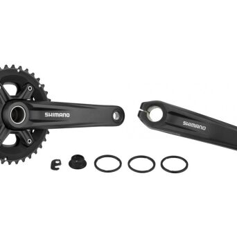 SHIMANO FC-MT500-B mechanizm korbowy korba 36/26t, 175mm boost czarny