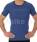 BRUBECK 3D RUN PRO koszulka męska ciemnoniebieska